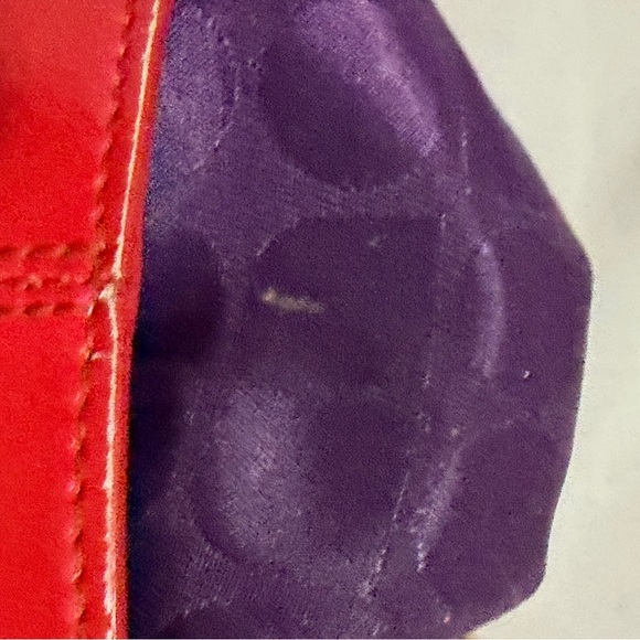🐰Rehab Kate Spade Red and Purple Coin Purse - Picture 10 of 10